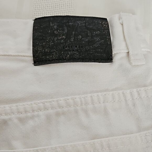 Zara Men's Straight Leg Denim Jean White 31 - Picture 8 of 16